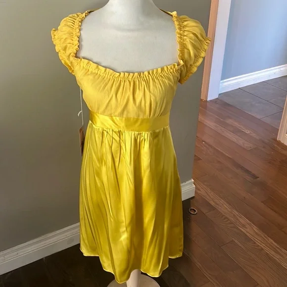 Betsey Johnson Vintage Silk Here Comes The Sun Dress - Picture 17 of 17